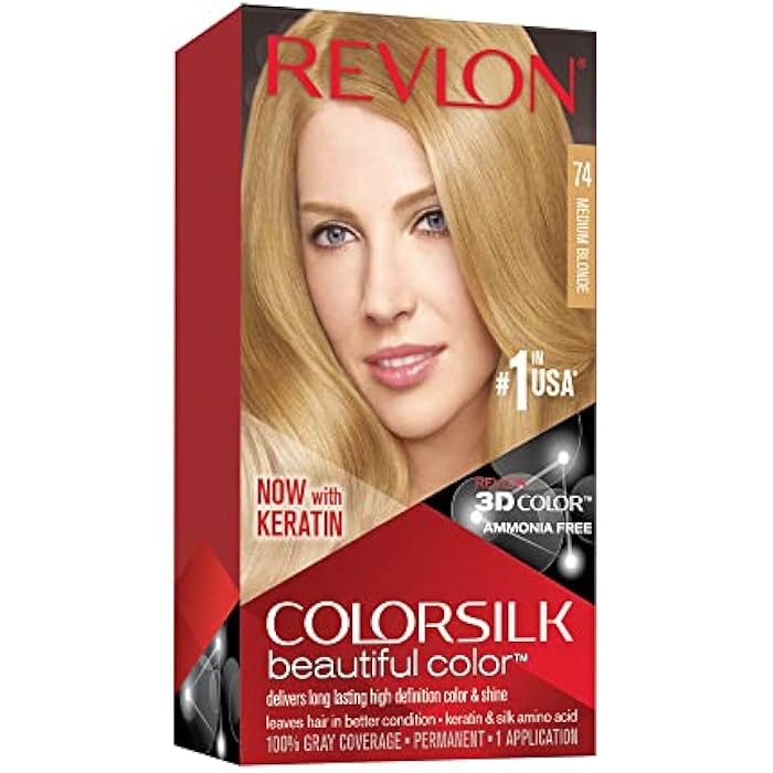 Revlon Colorsilk 3D Medium Blonde 074 - Image 1